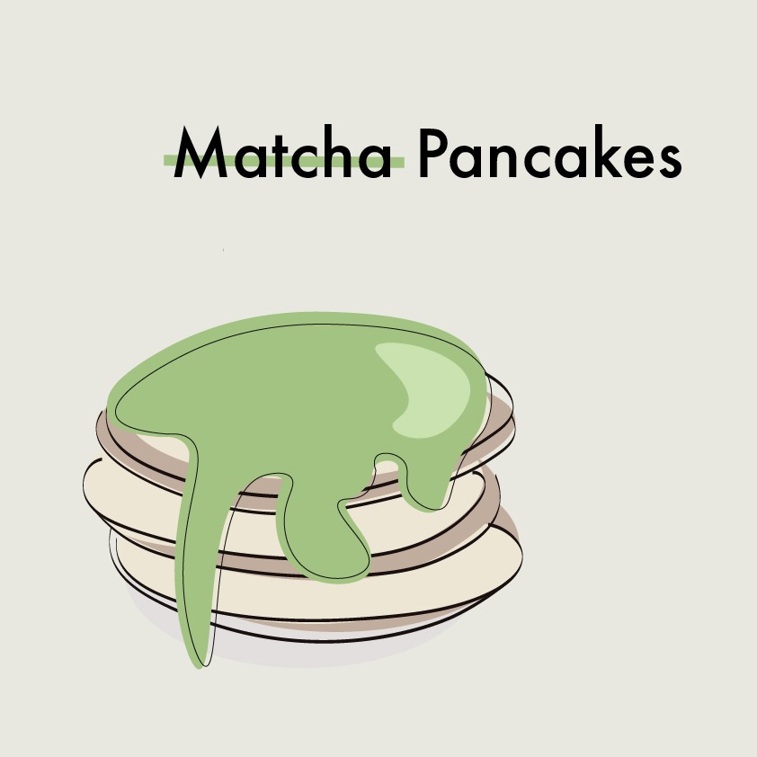 Matcha palačinky