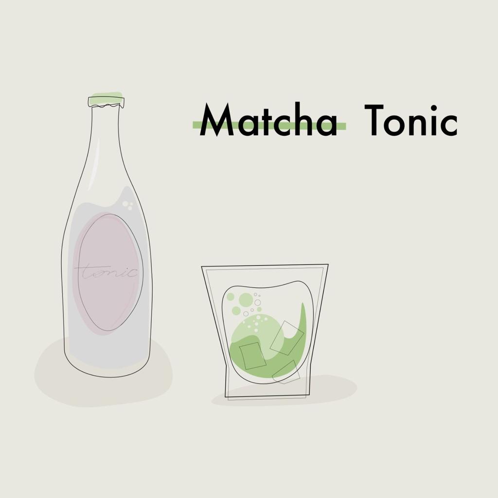 Tonikum s čajem Matcha