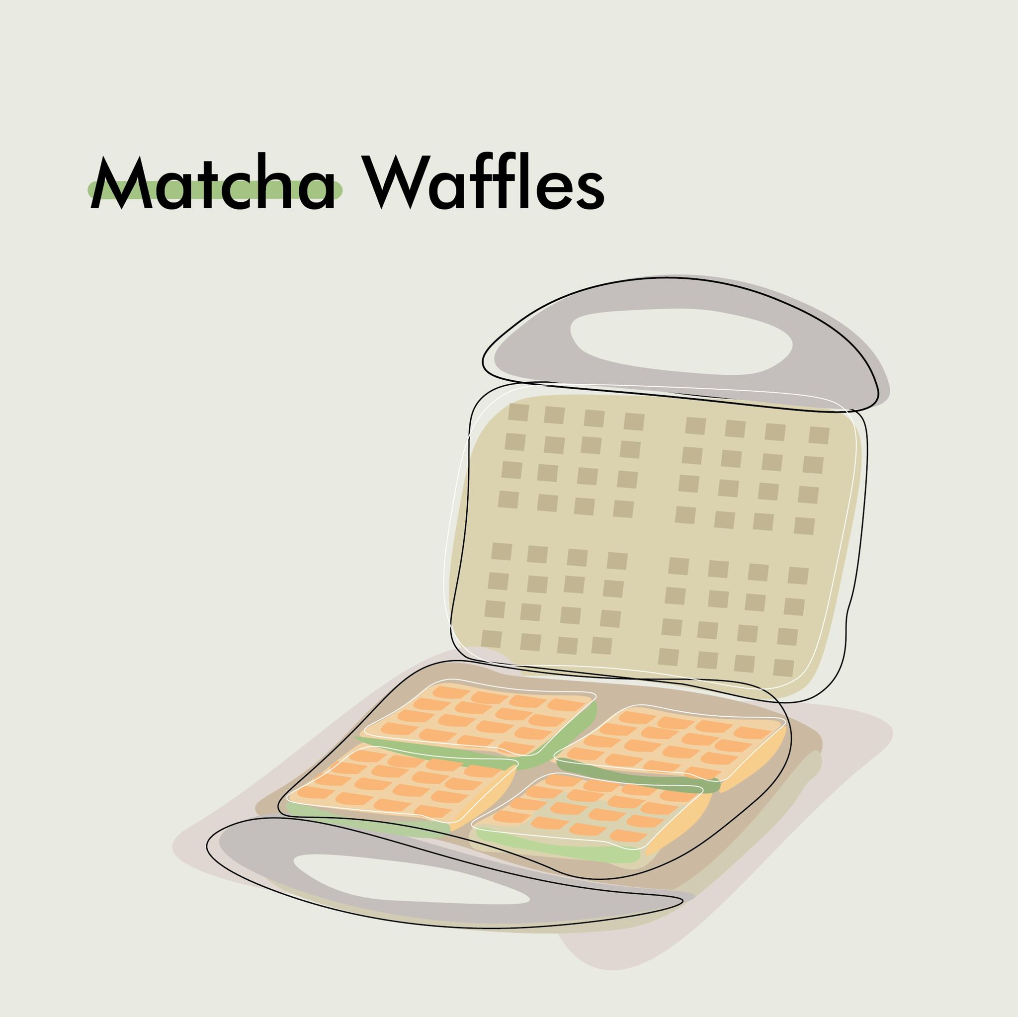 Matcha vafle Vafle