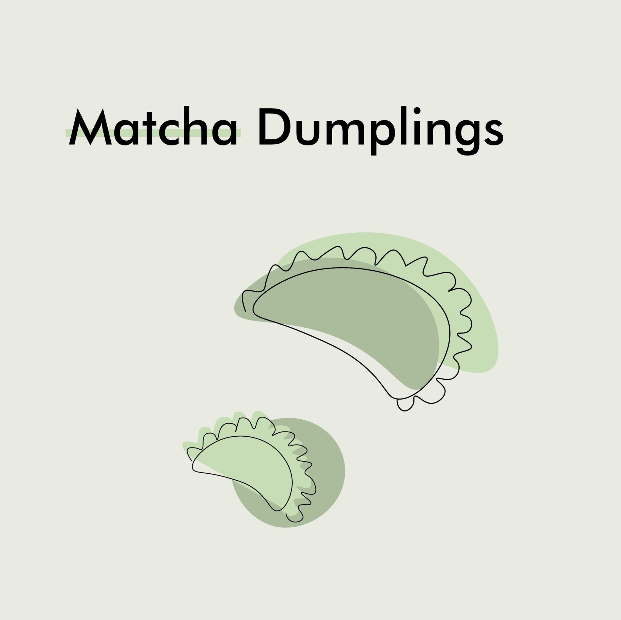 Matcha-Knödel - Knödel
